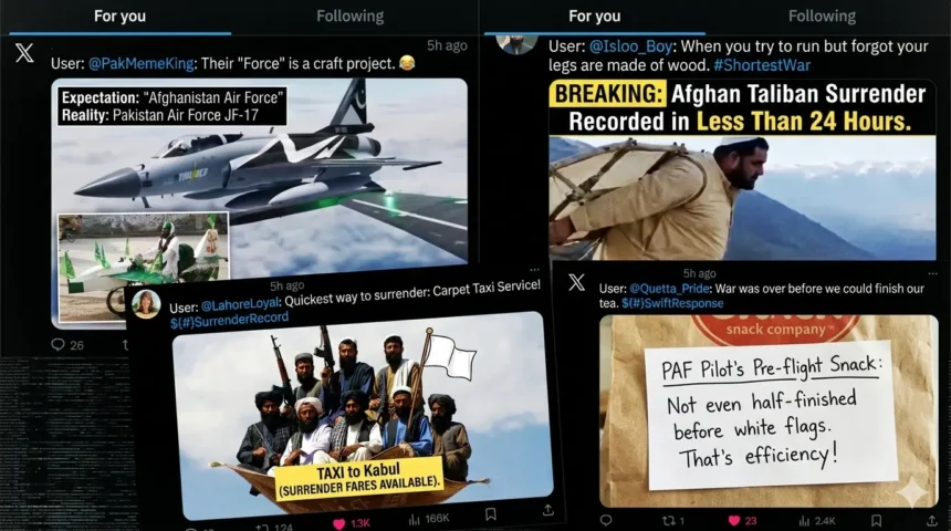 Digital Battlefield: Analyzing the Pak-Afghan Conflict through Satire and Social Media Memes