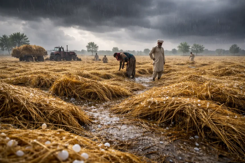 Harvest at Risk: Unseasonal Rains and Hail Threaten Pakistan’s Wheat Belt